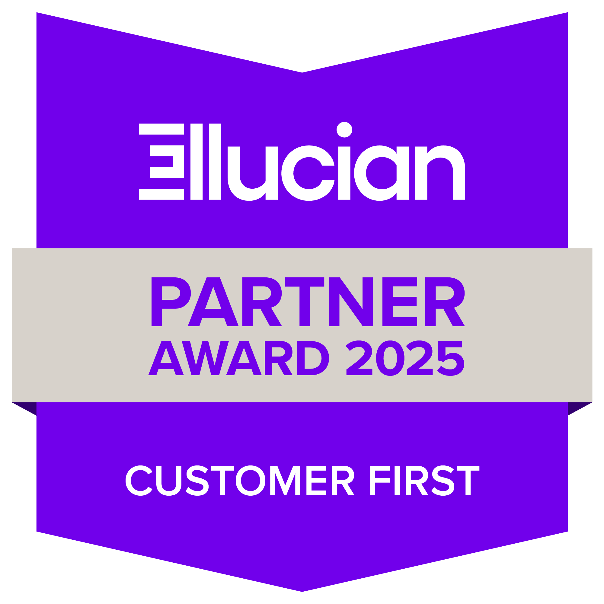 Ellucian Partner Award 2025 — Customer First Ellucian Partner Award 2025 — Customer First
