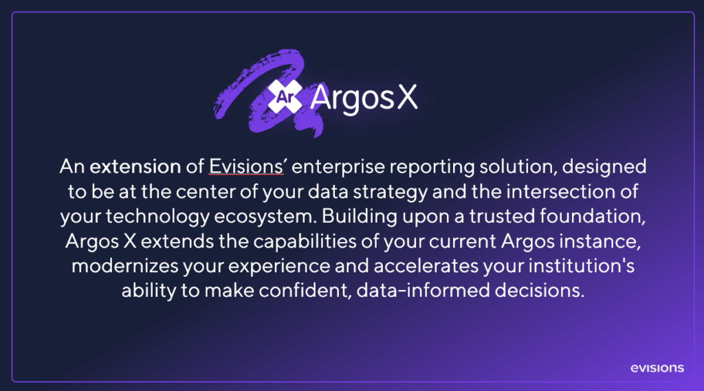Argos X: The Next Step in the Evolution of Evisions Argos Argos X: The Next Step in the Evolution of Evisions Argos