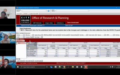 CCSF Guiding Data-Driven Discussions with Argos