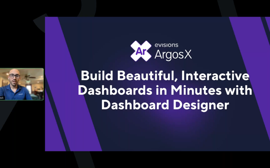 Build Beautiful, Interactive Dashboards in Minutes with Dashboard Designer in Argos X