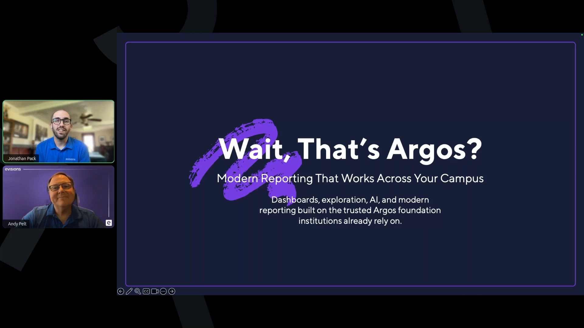 Wait, That’s Argos? Modern Reporting That Works Across Your Campus